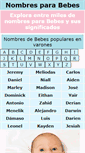 Mobile Screenshot of nombresbebes.net